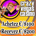 Gagnants jouent chez Crazy Vegas Casino