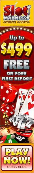 SlotMadness - Up to 499 Free on First Deposit