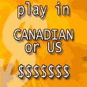 Play in Canadian Dollars at The Casino