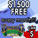 Play in Canadian Dollars at Arthurian Casino