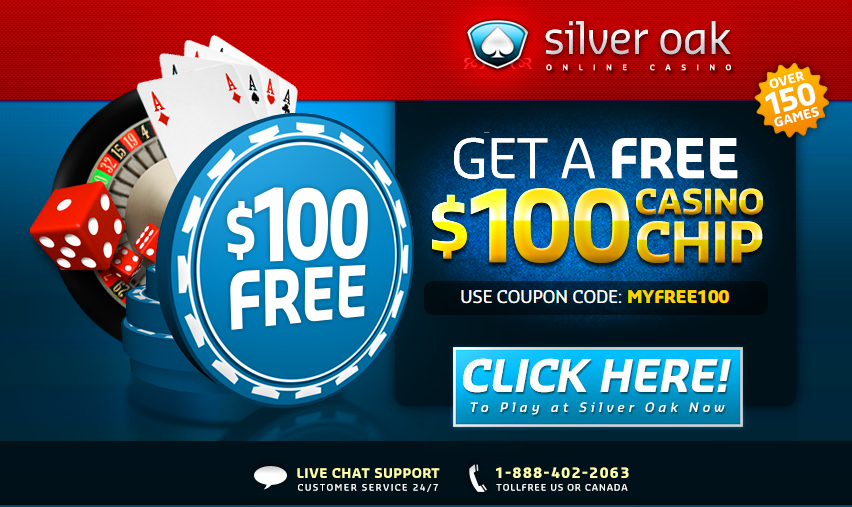 Silver Oak Casino│$100 Free Chip